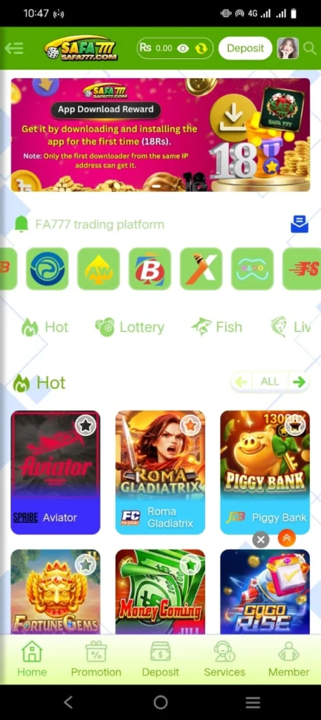 safa777 game download